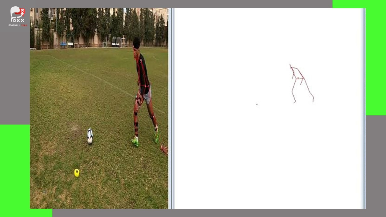 A person on a field with a kite

Description automatically generated