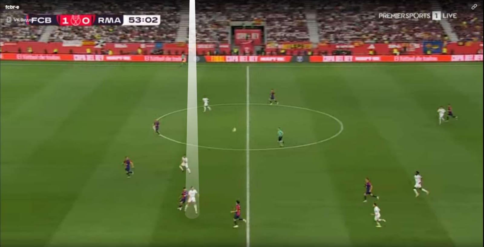 A football game with people playing in the stadium

AI-generated content may be incorrect.